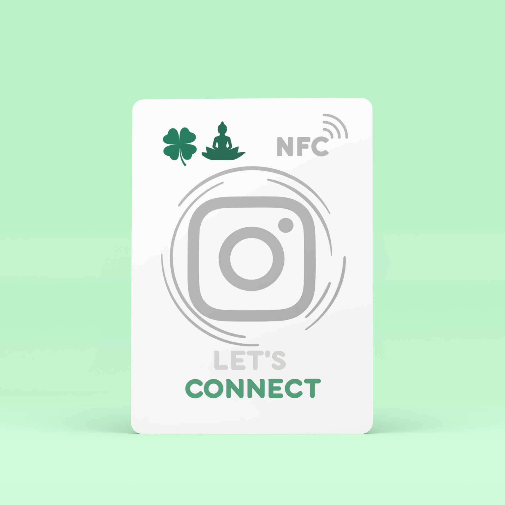 Social media Tap card