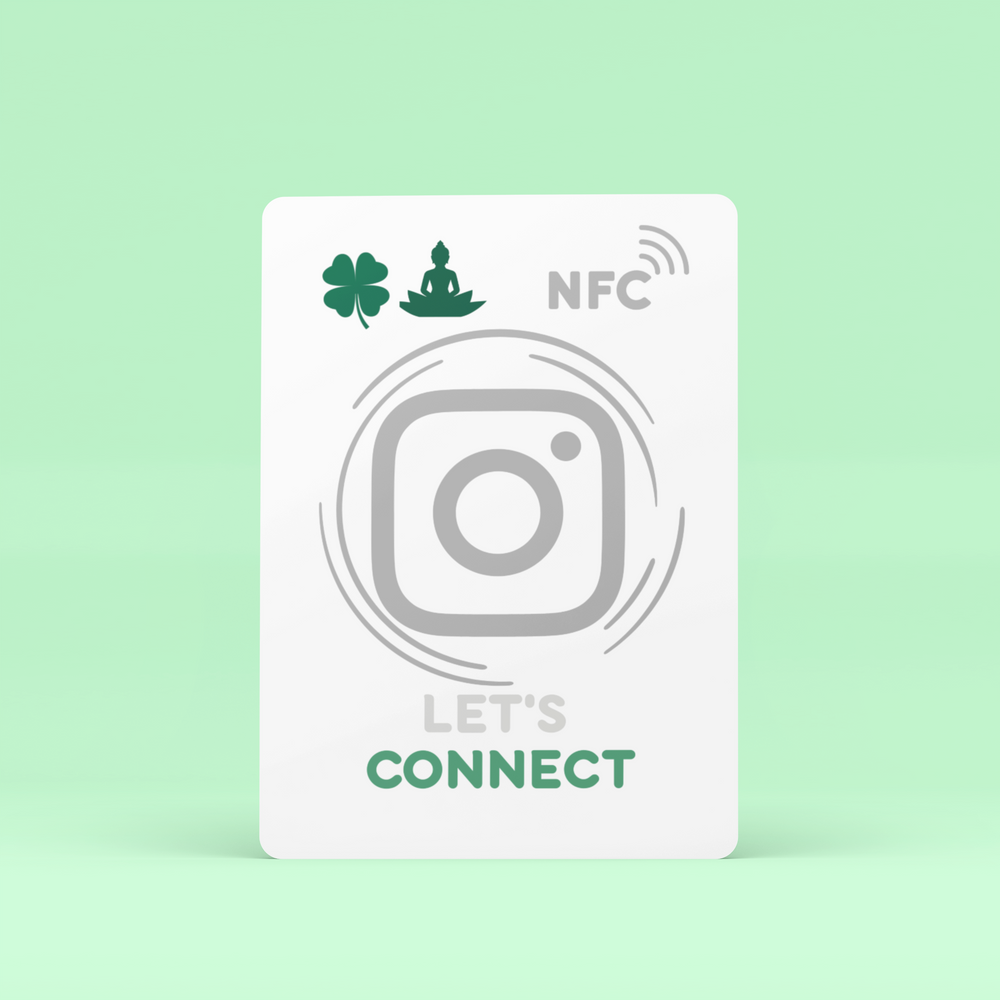 Social media Tap card